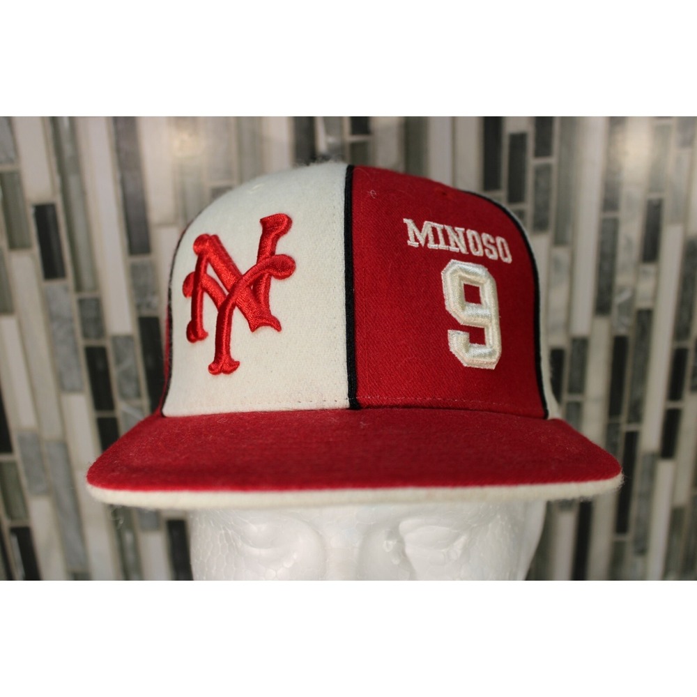 NWOT Negro Baseball League Fitted Hat New York Minoso 9 Size‎ 7.5